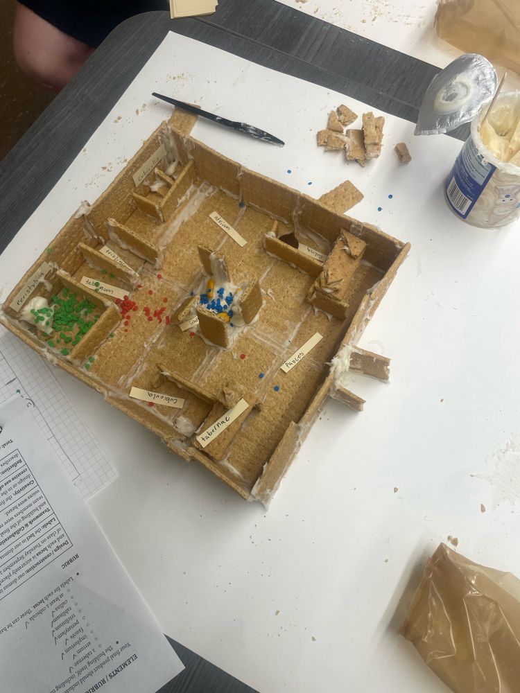 Domus Romana facta a graham crackers