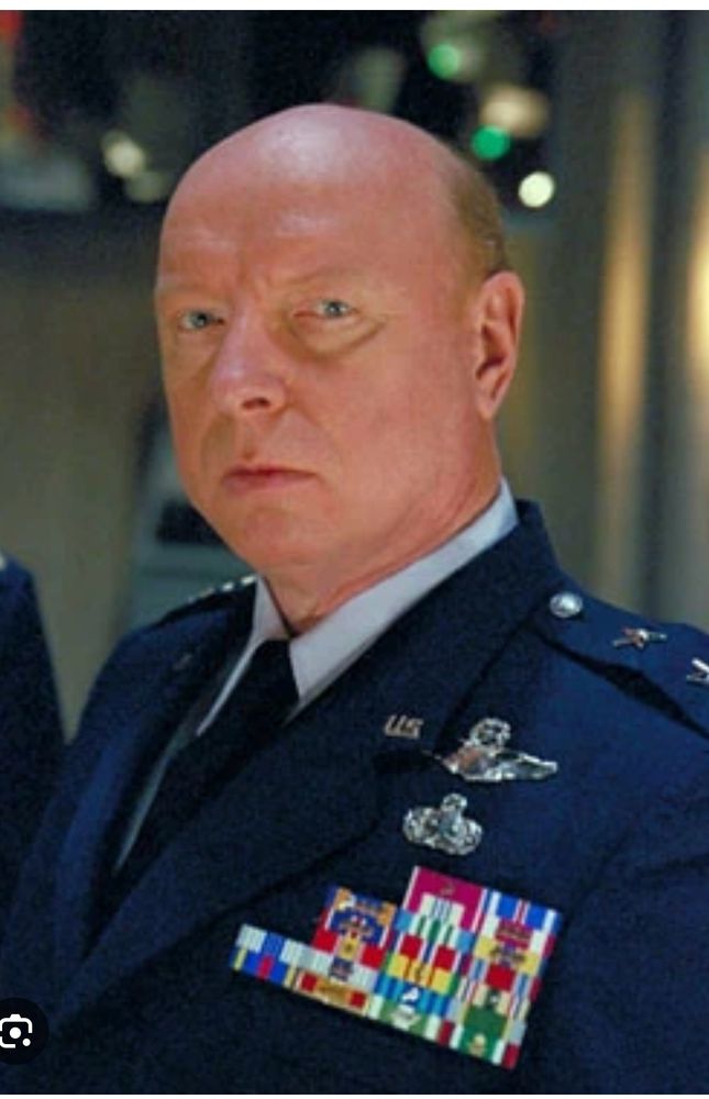 A photo of a fictional Lieutenant General George S. Hammond, USAF, commander of Stargate Command. Played by American actor Don S. Davis.