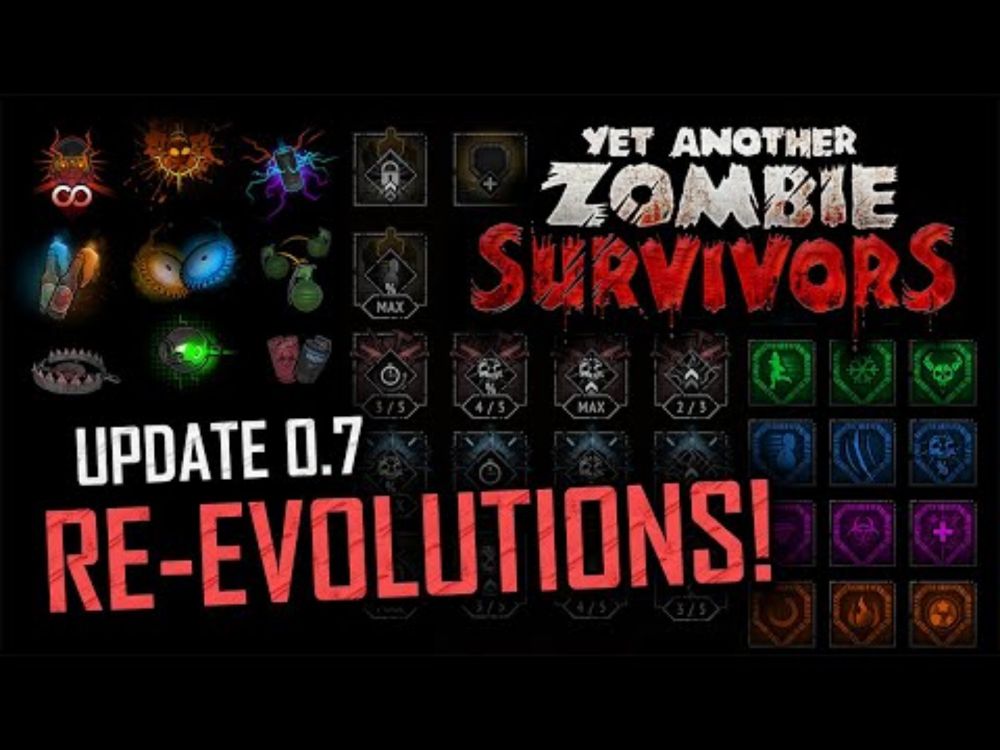 Yet Another Zombie Survivors — Update 0.7 "Re-Evolutions" Trailer