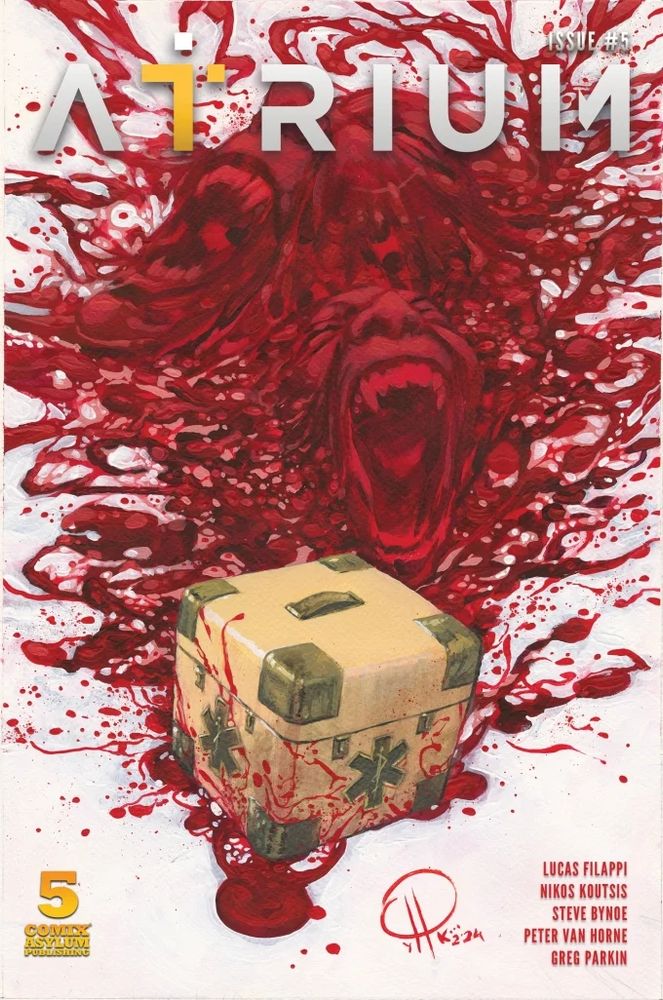 Atrium #5 Cvr B by Marco Rudy. 