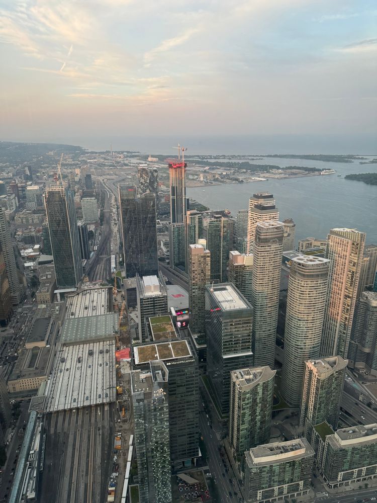 View from CN Tower looking North