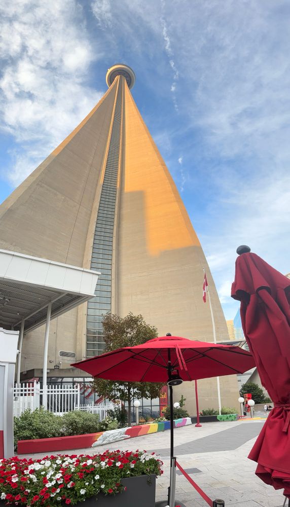 CN Tower from the ground