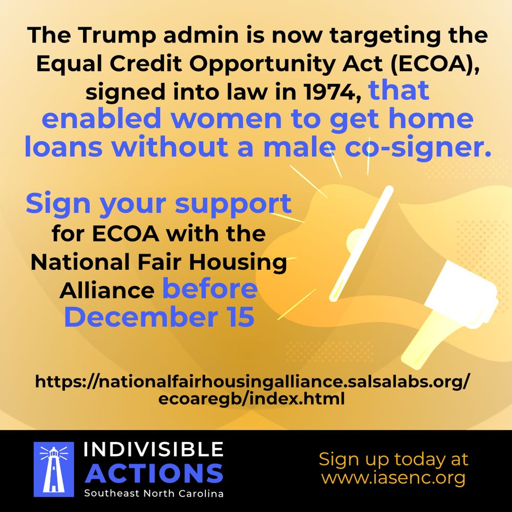The Trump admin is now targeting the Equal Credit Opportunity Act (ECOA), signed into law in 1974, that enabled women to get home loans without a male co-signer.

Sign your support for ECOA with the National Fair Housing Alliance before 15 December: 
https://nationalfairhousingalliance.salsalabs.org/ecoaregb/index.html

Background: Rose Petals by SVGBackgrounds.com