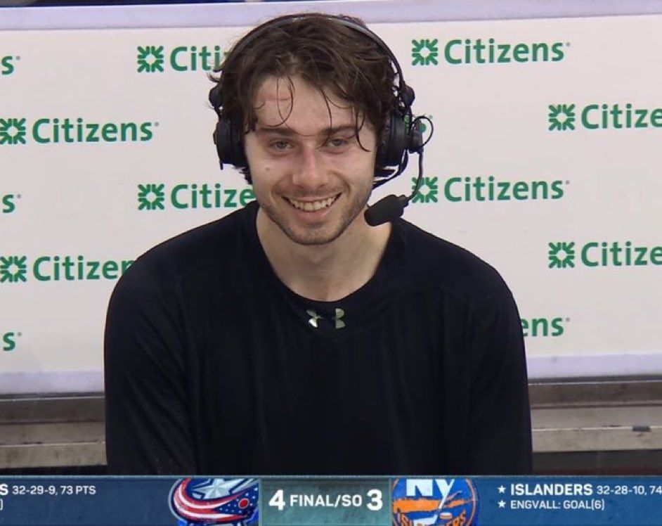 Quinn hughes actually smiling