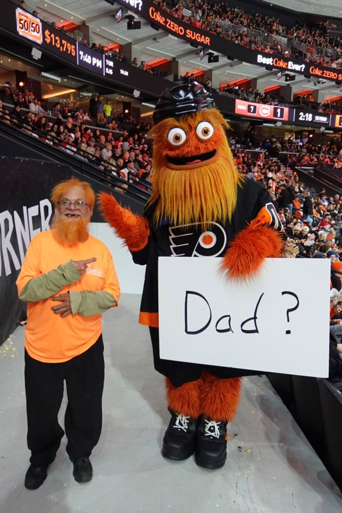Gritty with his long lost father