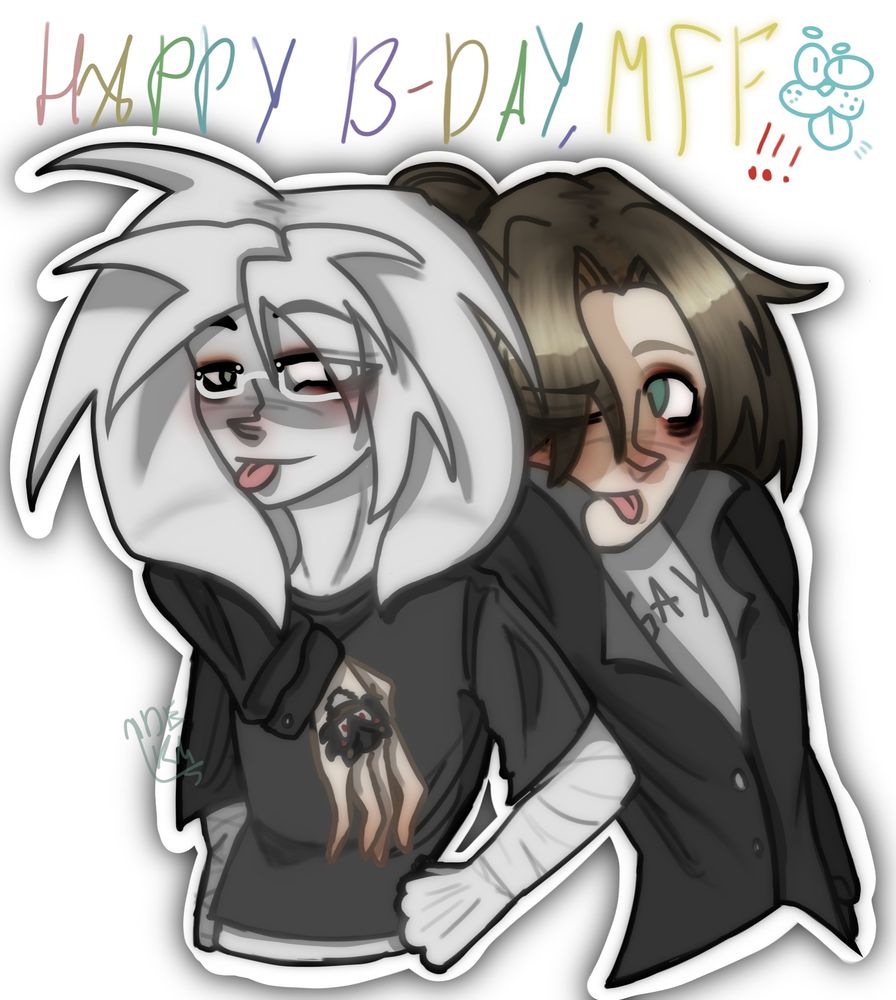 Art on birthday for friend