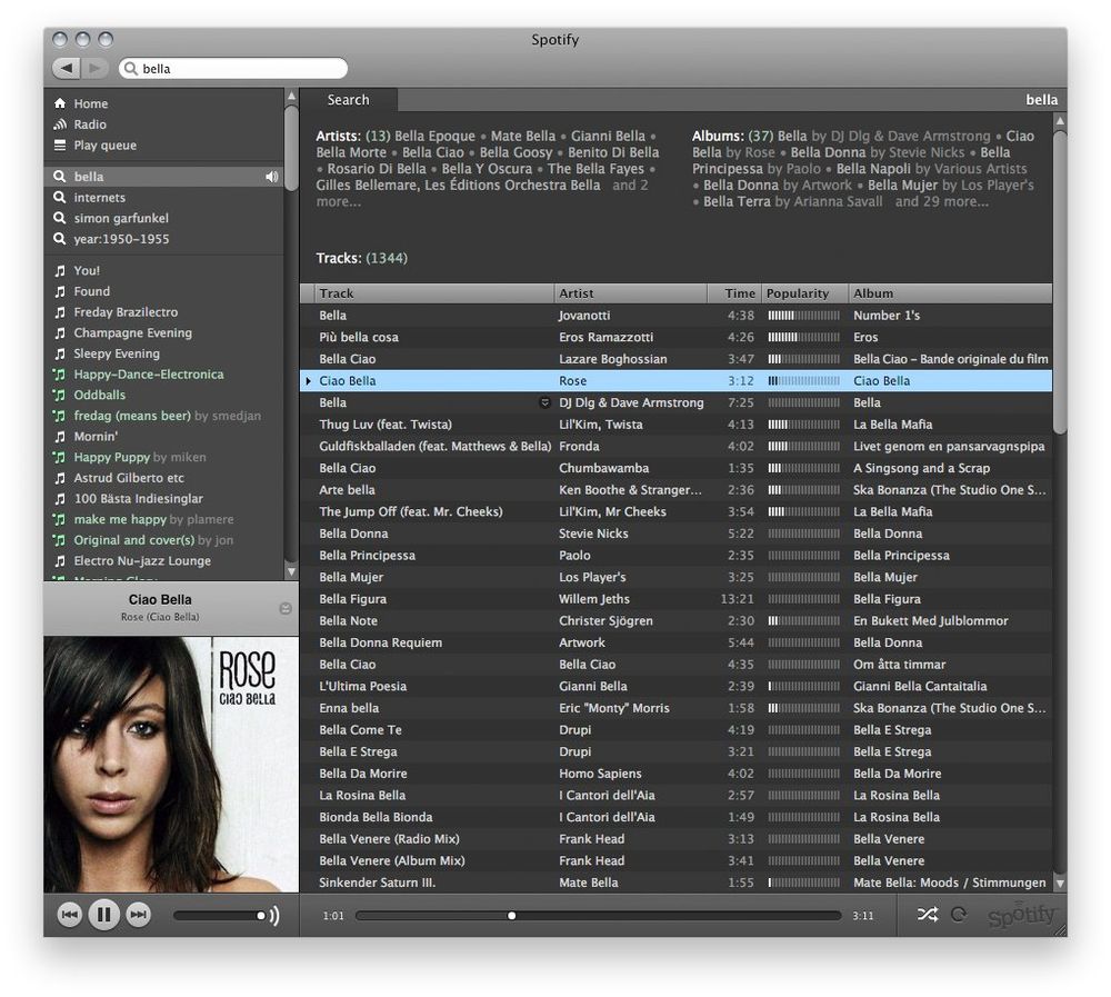 Spotify in 2008