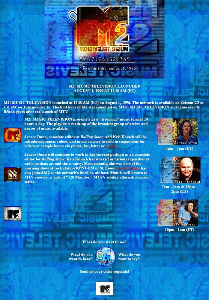 MTV Online website in 1996