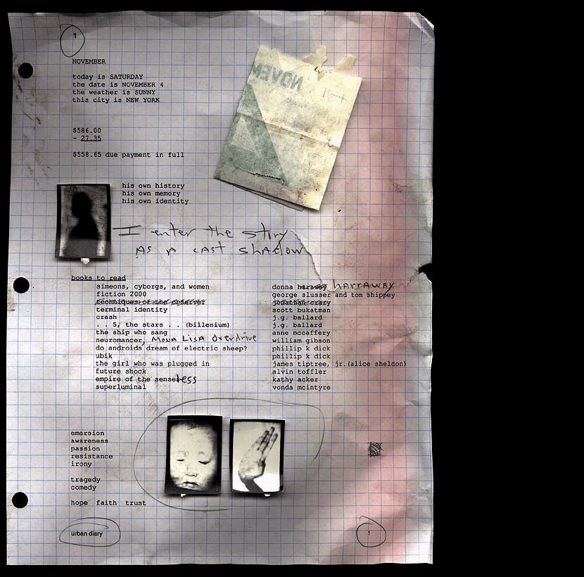 Urban Diary website in 1997