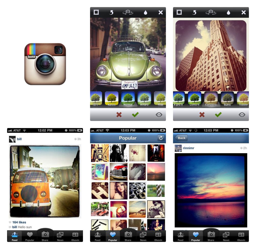 Instagram for iPhone in 2011