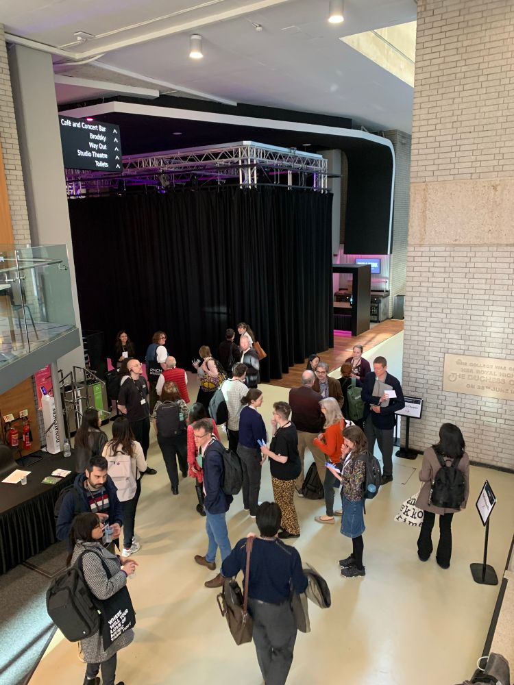 Collection of people at SEMPRE conference 