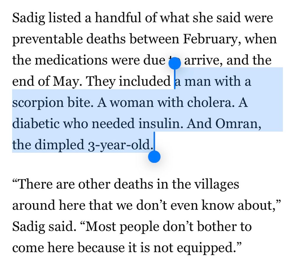 a man with a scorpion bite. A woman with cholera. A diabetic who needed insulin. And Omran, the dimpled 3-year-old.