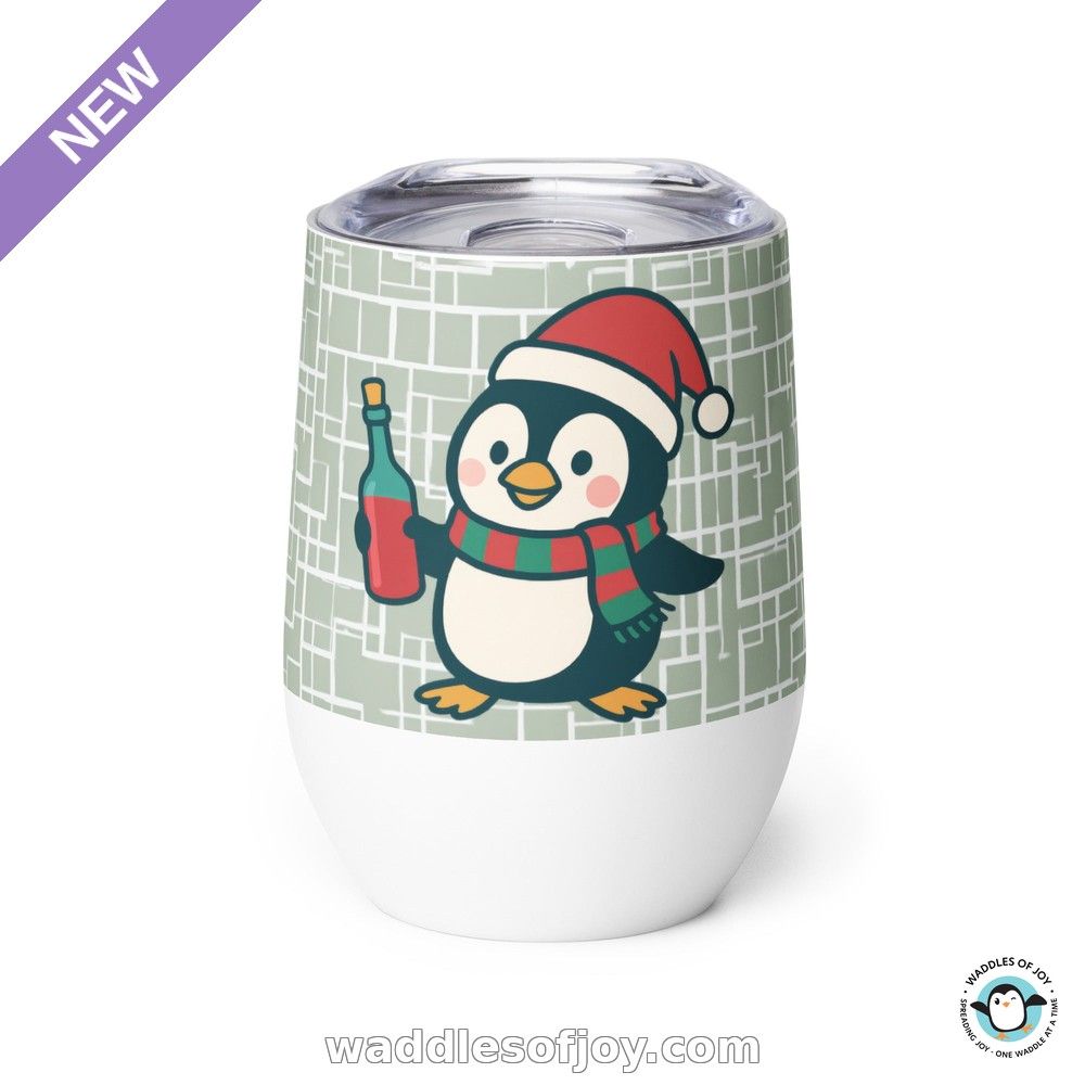 Hello, friends! 🥳 Our NEW Holiday Wine Tumbler is here for worry-free outdoor fun! Keep drinks fresh