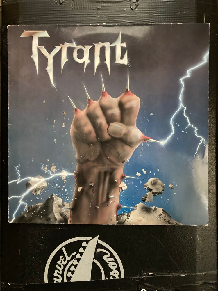 Sleeve front of Tyrant – Fight For Your Life album.