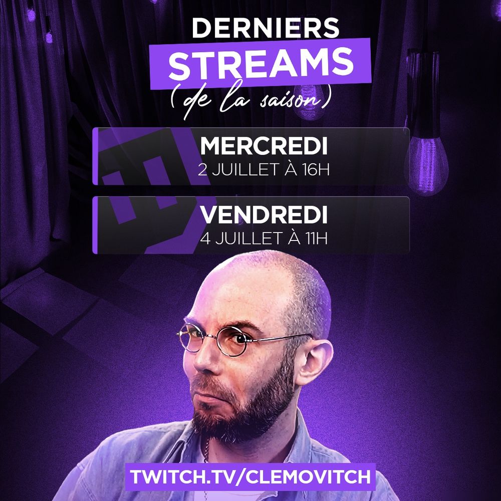 Clément Viktorovitch en stream sur twitch 