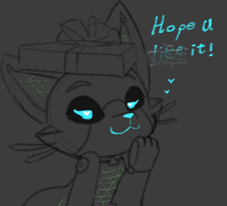 "Hope you like (LOVE) it!"