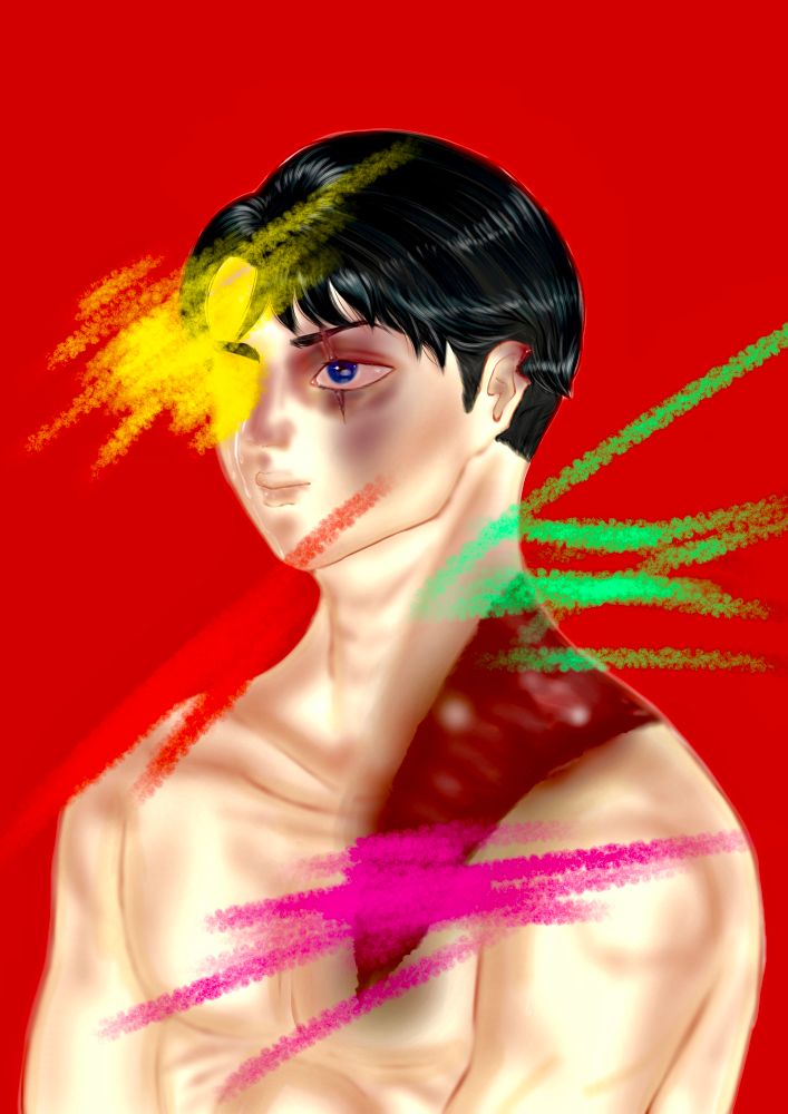 見た目以上の傷の絵