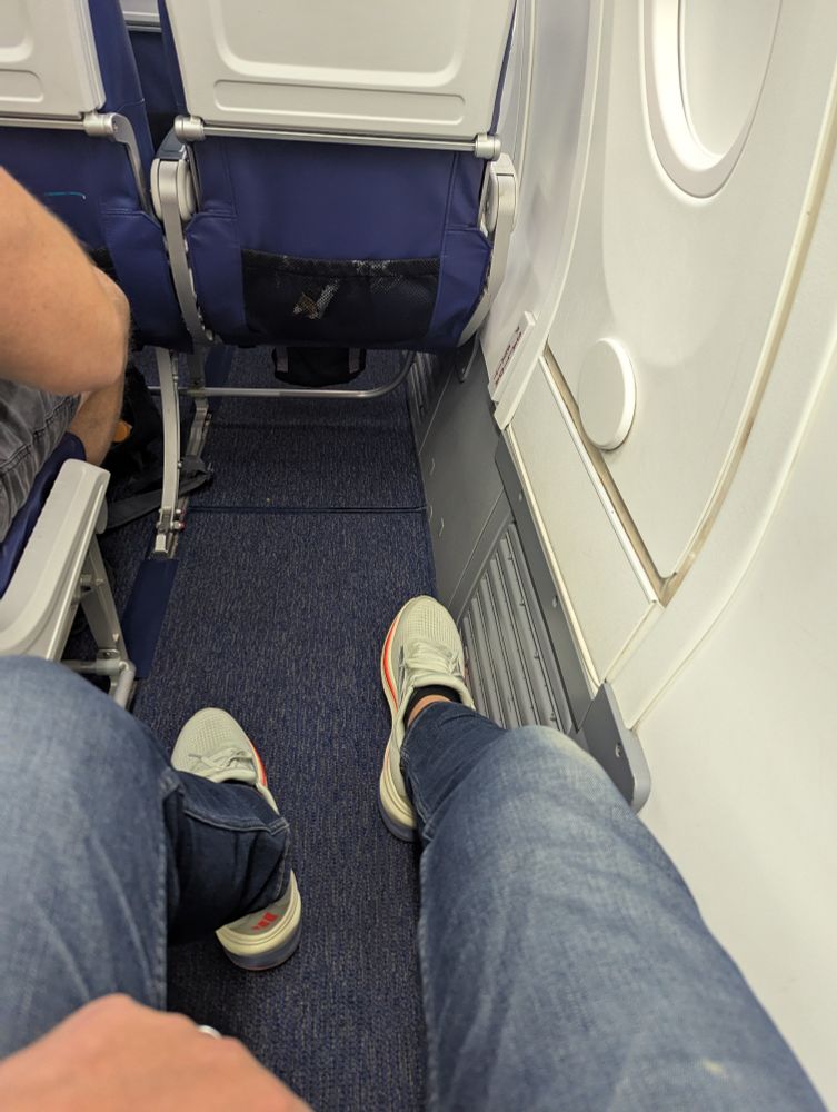 Three for three exit row seats!
