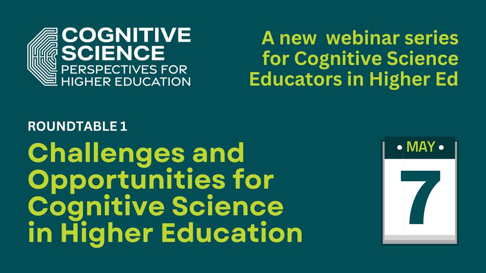 Image promoting a webinar series by the Cognitive Science Society titled 