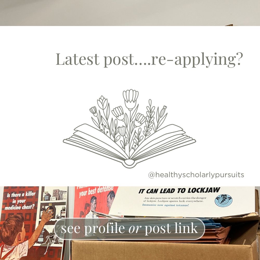 A blog image post that reads, “Latest post…re-applying?”