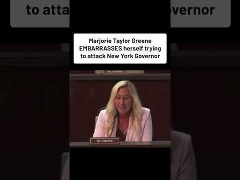 Marjorie Taylor Greene EMBARRASSES herself trying to attack New York Governor