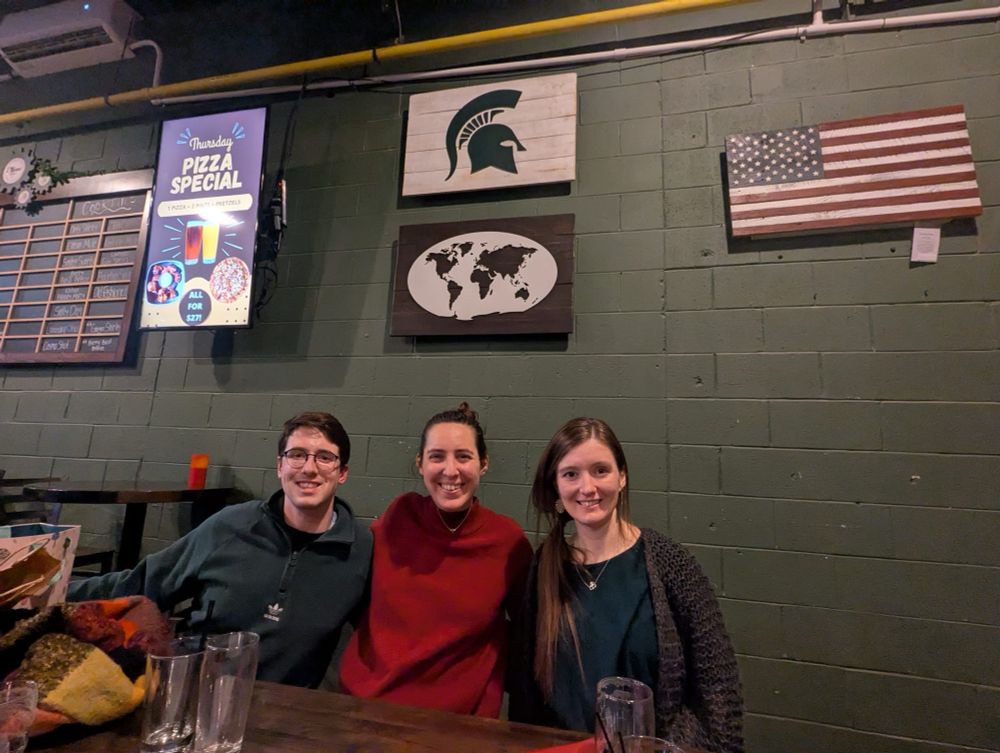 Andrea, Dan and Michelle on her last day in Michigan 