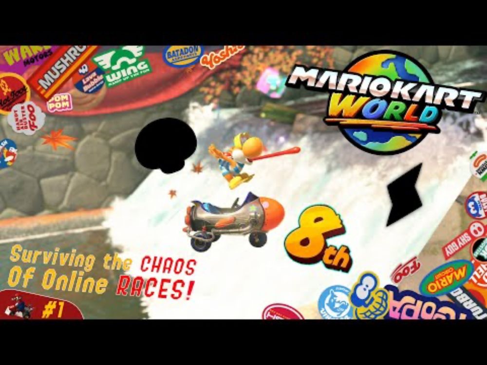 Surviving the CHAOS of Mario Kart RACES Online! | Mario Kart World #1