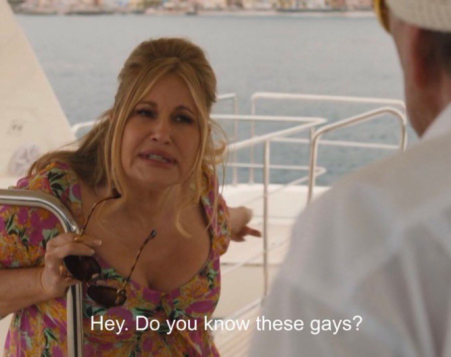 White Lotus, Jennifer Coolidge "Do you know these gays?"