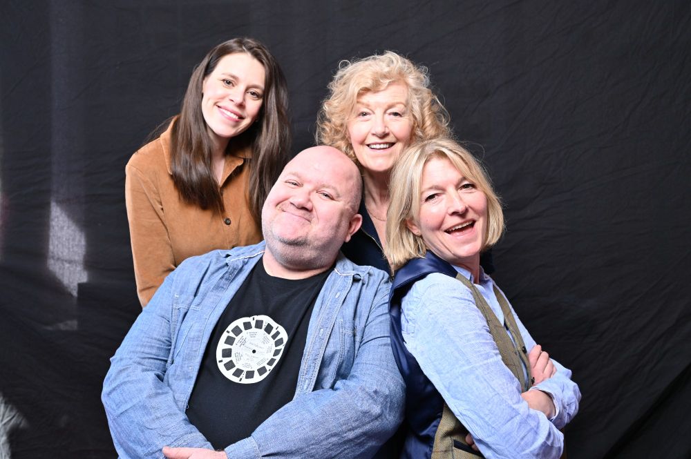 Steph de Whalley, Susan Twist, Jemma Redgrave and me.