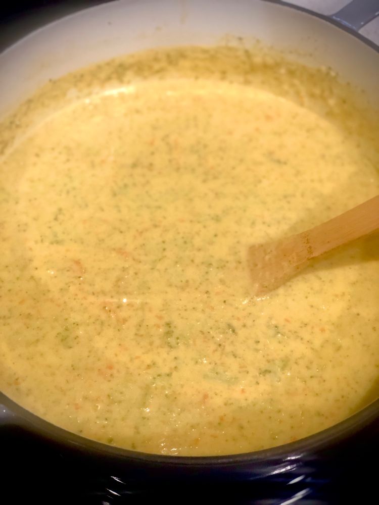 Better than Panera Broccoli Cheddar Soup. 
