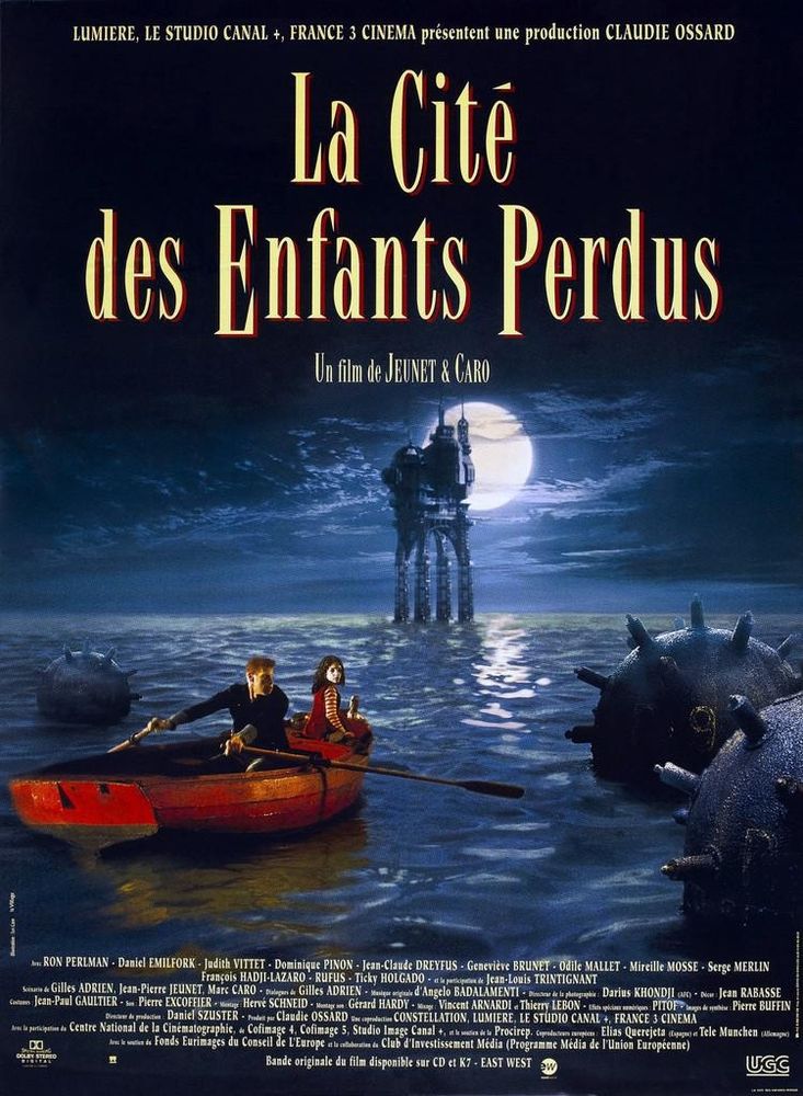 Affiche de "la cité des enfants perdus" de Jean Pierre Jeunet et Marc Caro 