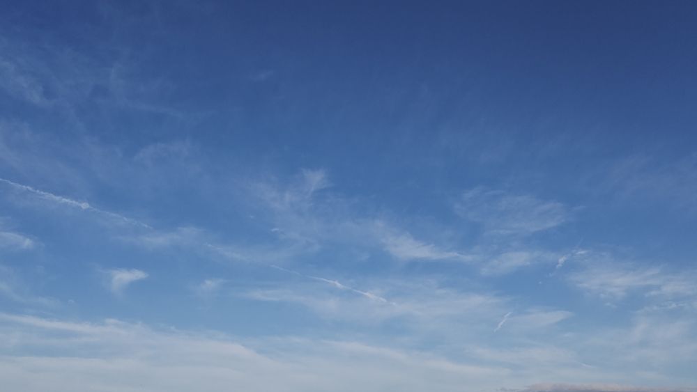 薄雲の浮かぶ空