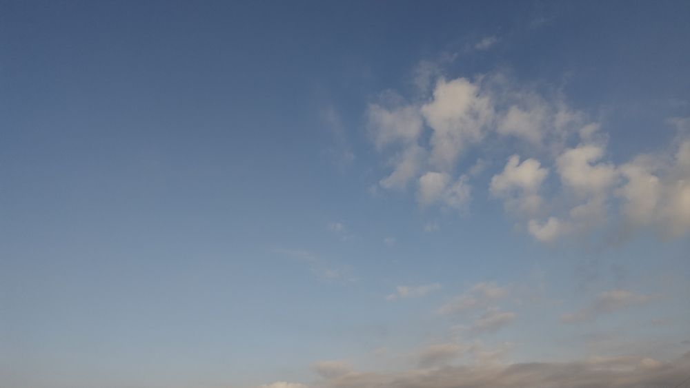 雲と青空