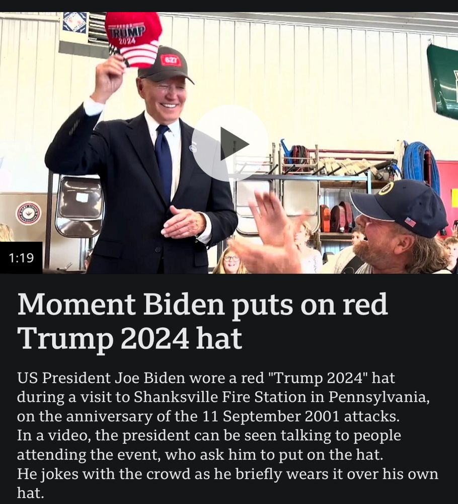 President Joe Biden wore a red 
