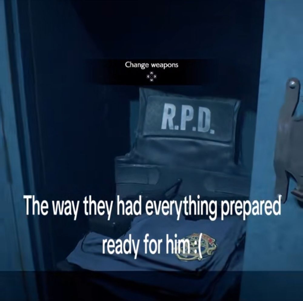 eine rpd ausrüstung 
caption: 
the way they had everything prepared ready for him