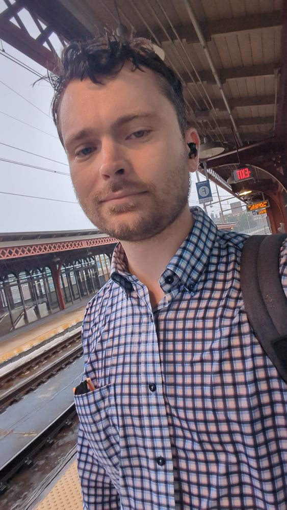 Me, drenched from the rain