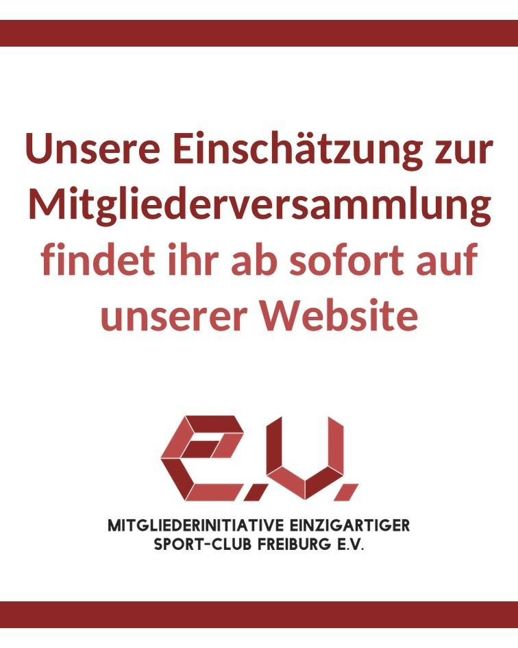 Unsere Einschätzung zur Mitgliederversammlung findet ihr ab sofort auf unserer Website