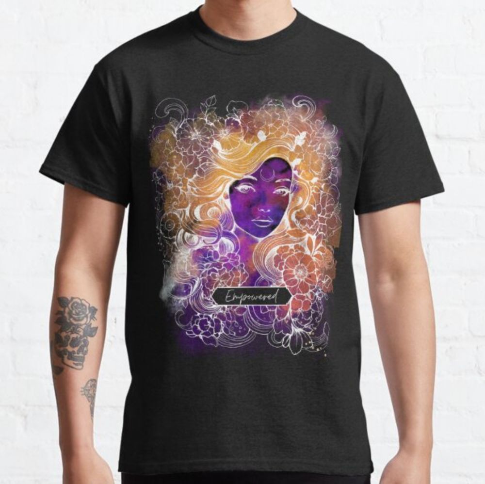 "Witchy Empowered Watercolor" Classic T-Shirt for Sale by S-Q-Studios