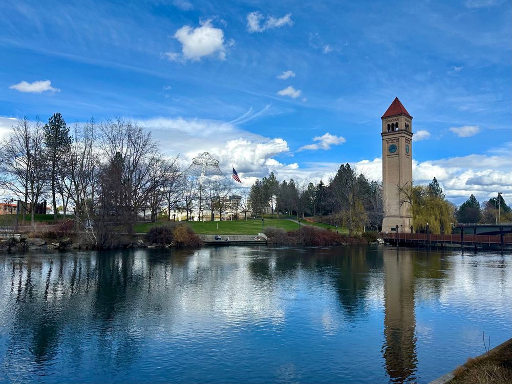 Riverfront Park on a sunny day 