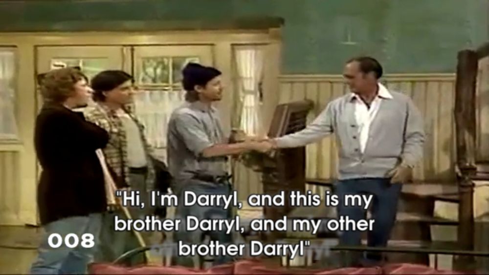 a group of men shaking hands with the caption " hi i 'm darry "