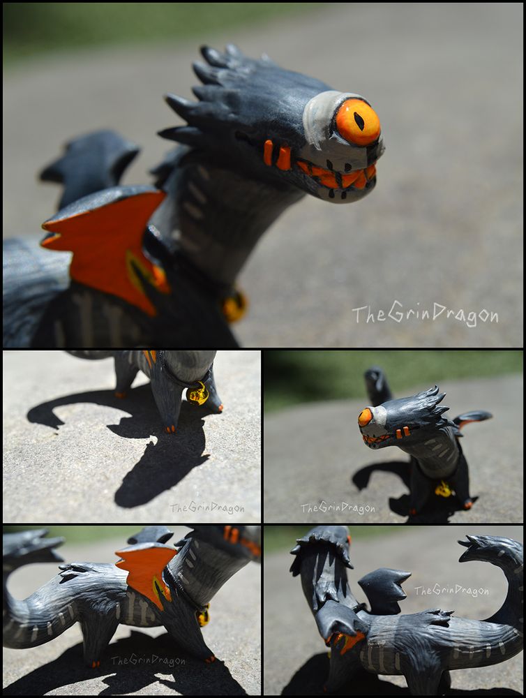 Close up shots of the Naubi sculpt focusing on the face, feet and bell, and sides and back.