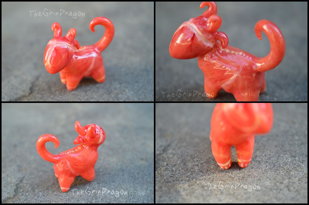 turnaround photos of Hearthead. the last image shows a closeup of her little painted on toes
