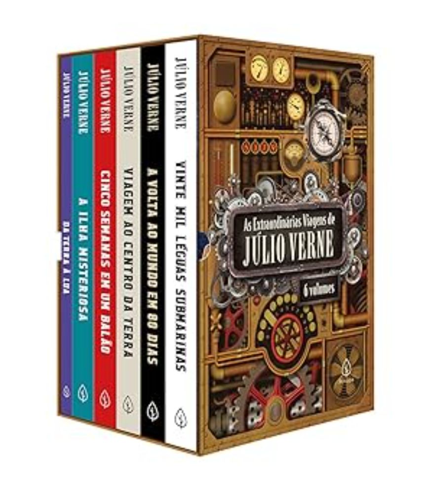 As extraordinárias viagens de Júlio Verne - Box com 6 livros | Amazon.com.br