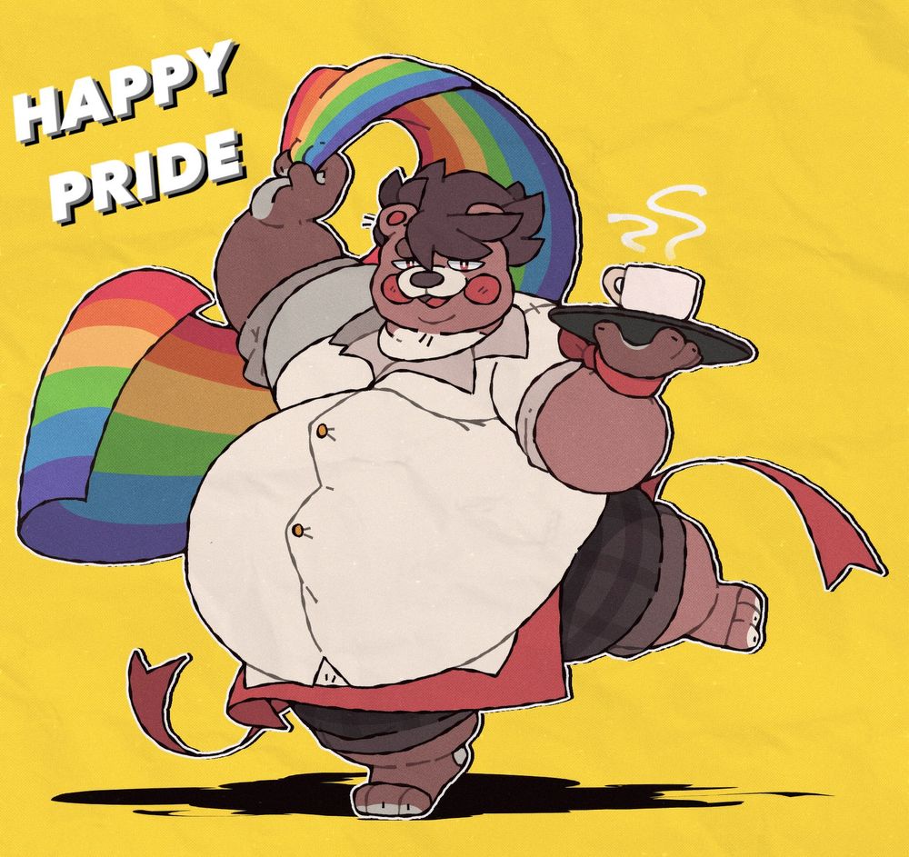 finally! i had the time and energy to draw something for pride, yippee! things has been busy, so sorry for not drawing as much :3