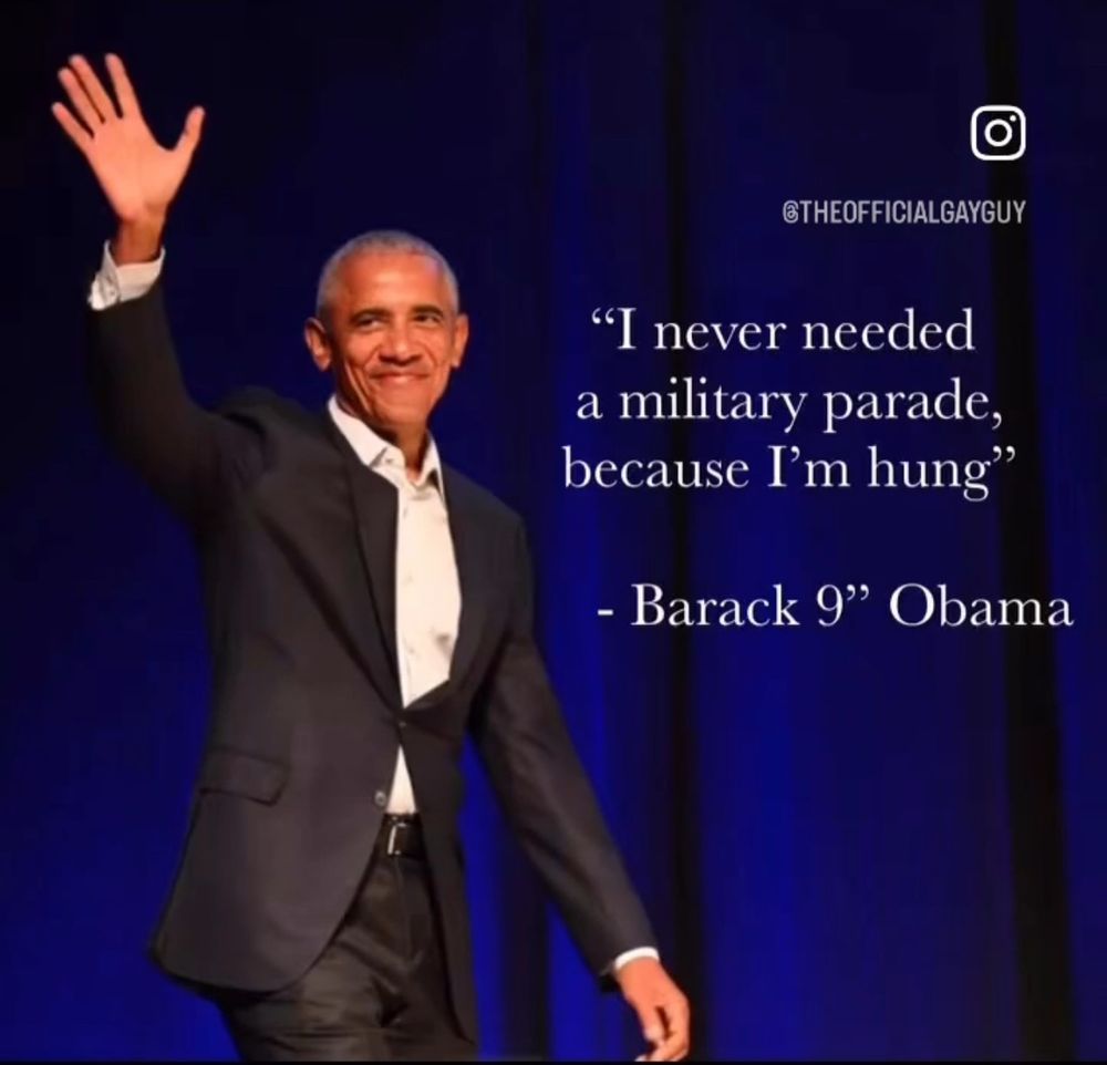 Picture of President Obama with a fake quote suggesting that his penis is, in fact, far larger than Donald Trump’s penis. Which as we all know was declared by the courts to be too small to count as rape by the State of New York. 