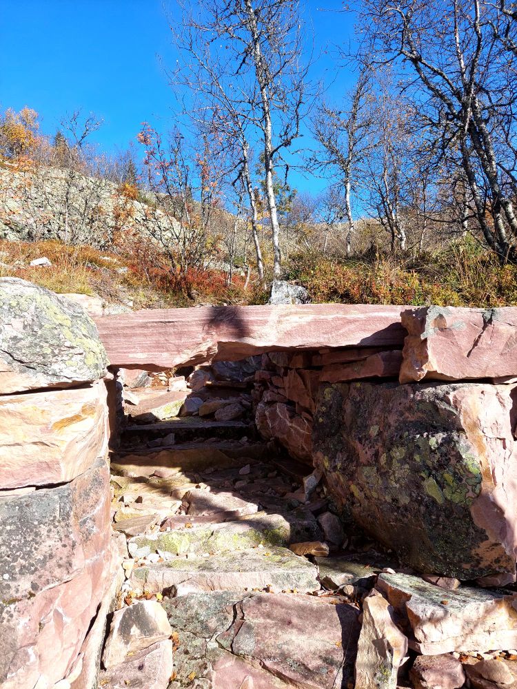 A bridge made of stones
