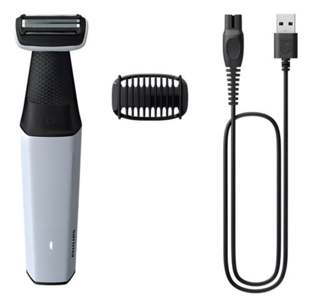 Barbeador corporal Philips Bodygroom Bg3007/01 White Usb Shower - R$ 242,91