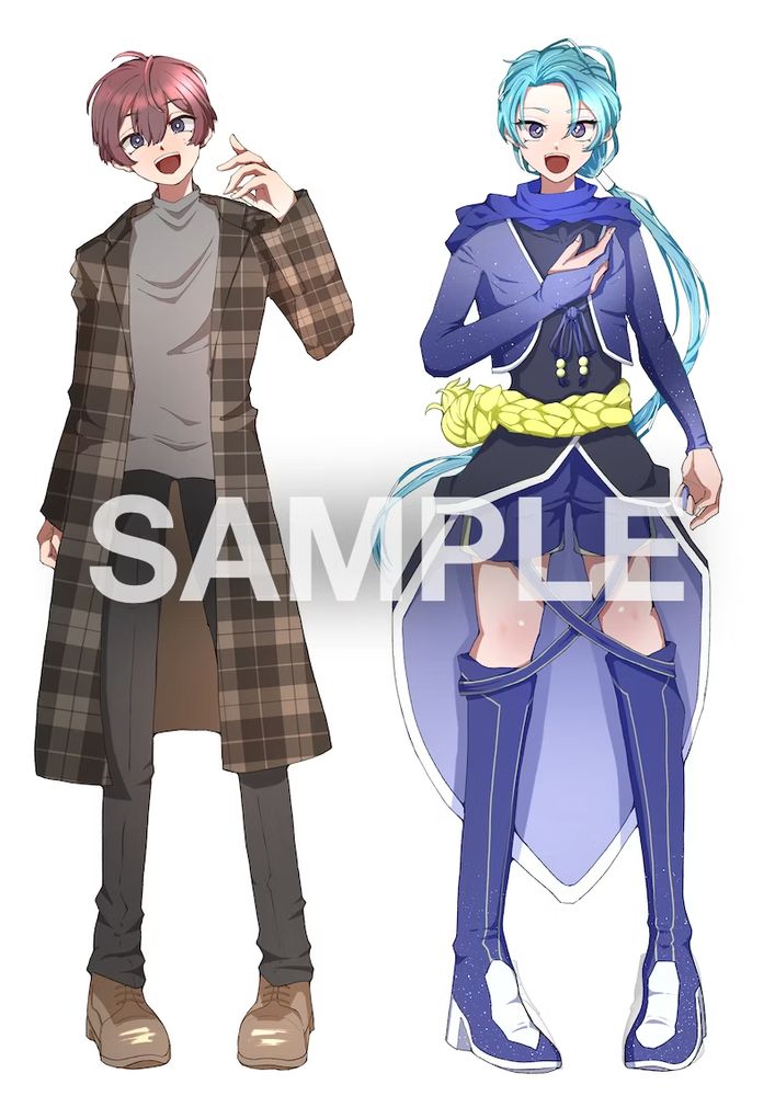 男性二人の立ち絵