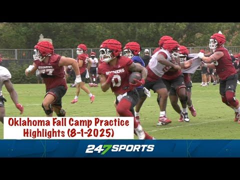 Oklahoma Football Fall Camp Practice Highlights - 8/1/2025