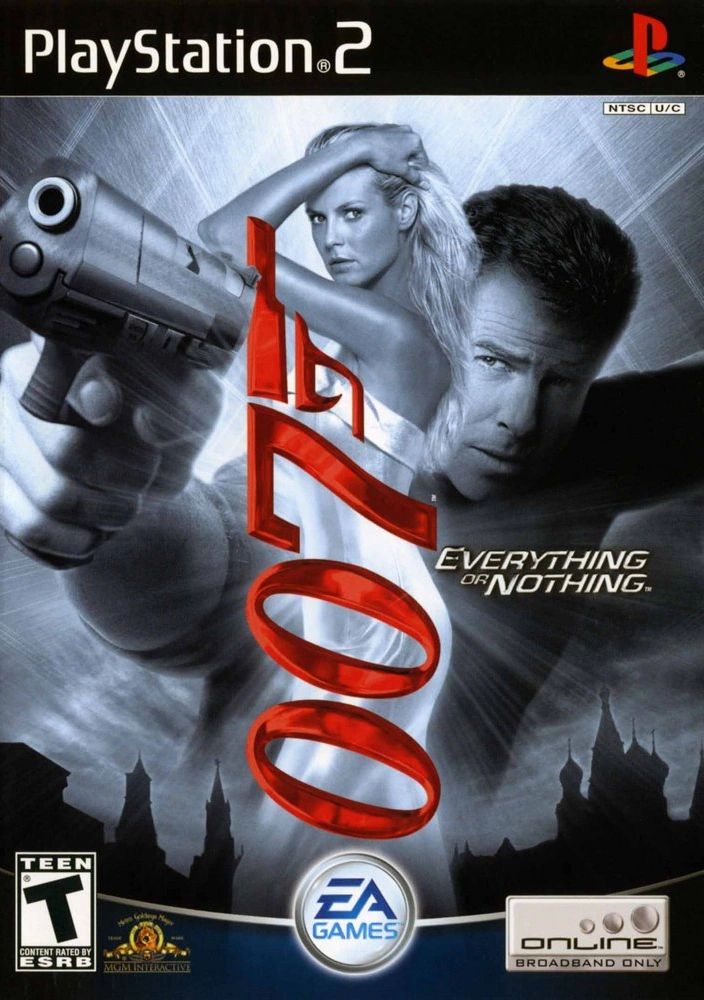 "007 Everything or Nothing" PS2 box cover